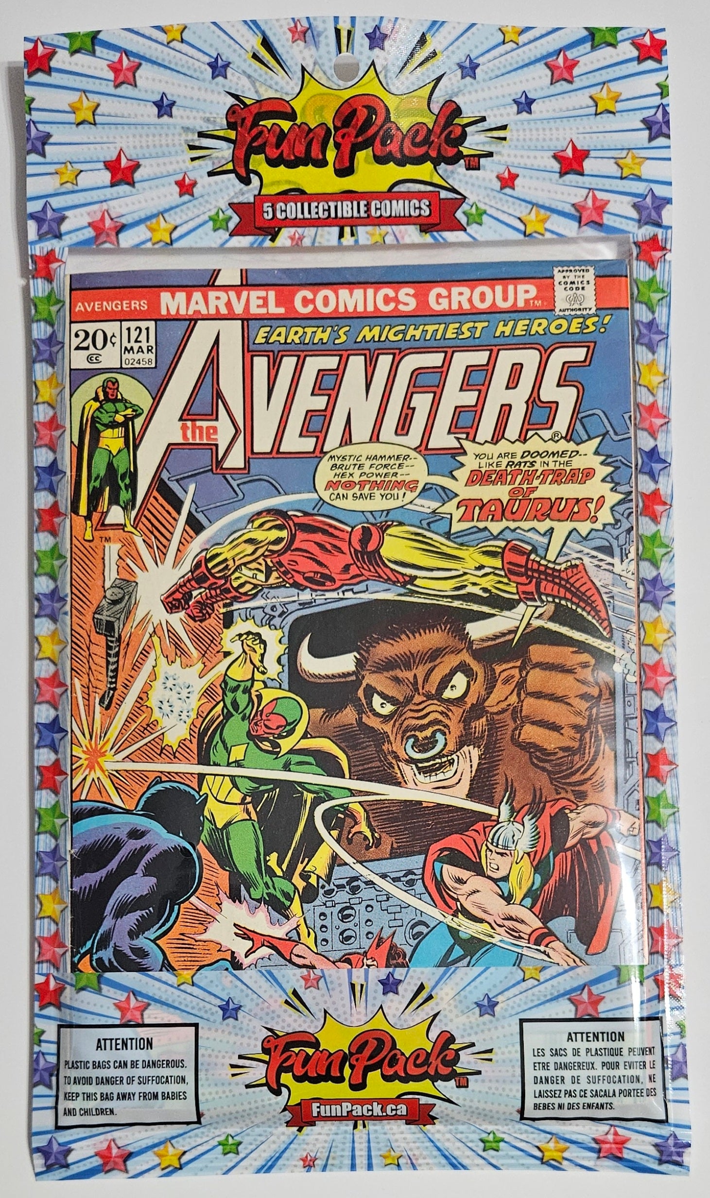 FunPack White - Avengers121Thor239