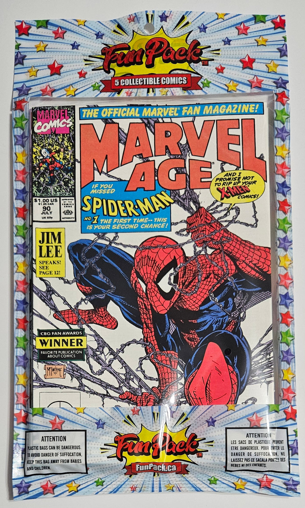 FunPack White - MarvelAge90XMen1