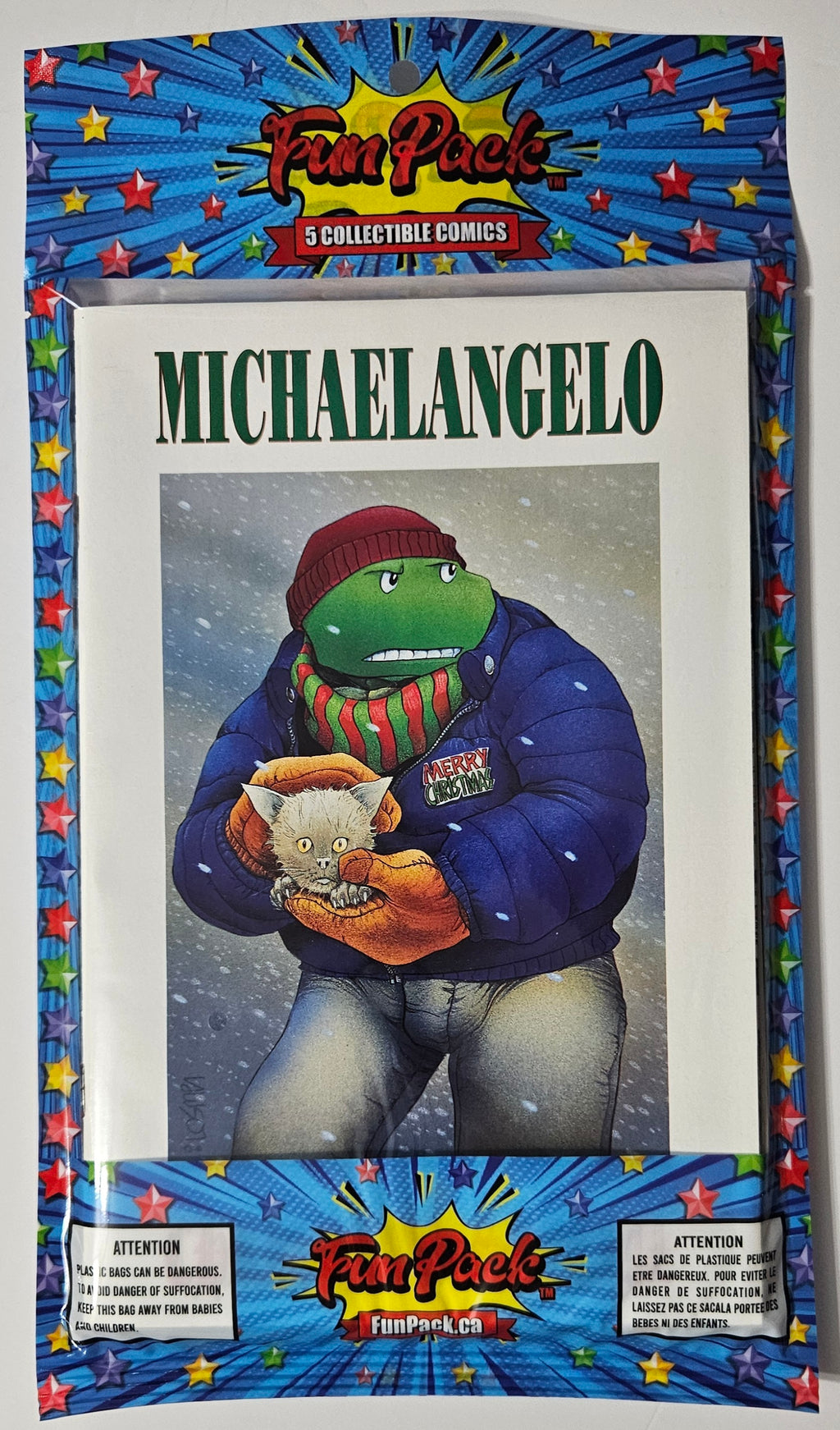 FunPack Blue - MichaelangeloChistmasTMNT43